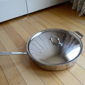 All-Clad Stainless Steel Cookware, Skillet with Lid